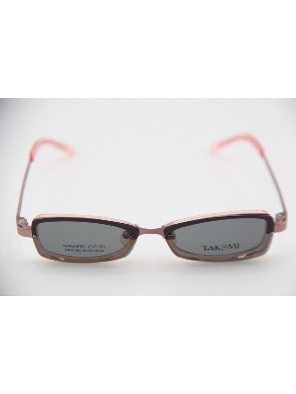 Tak2Mi T9570 Pink W Clips Authentic Eyeglasses 47-19-135 - Picture 3 of 5